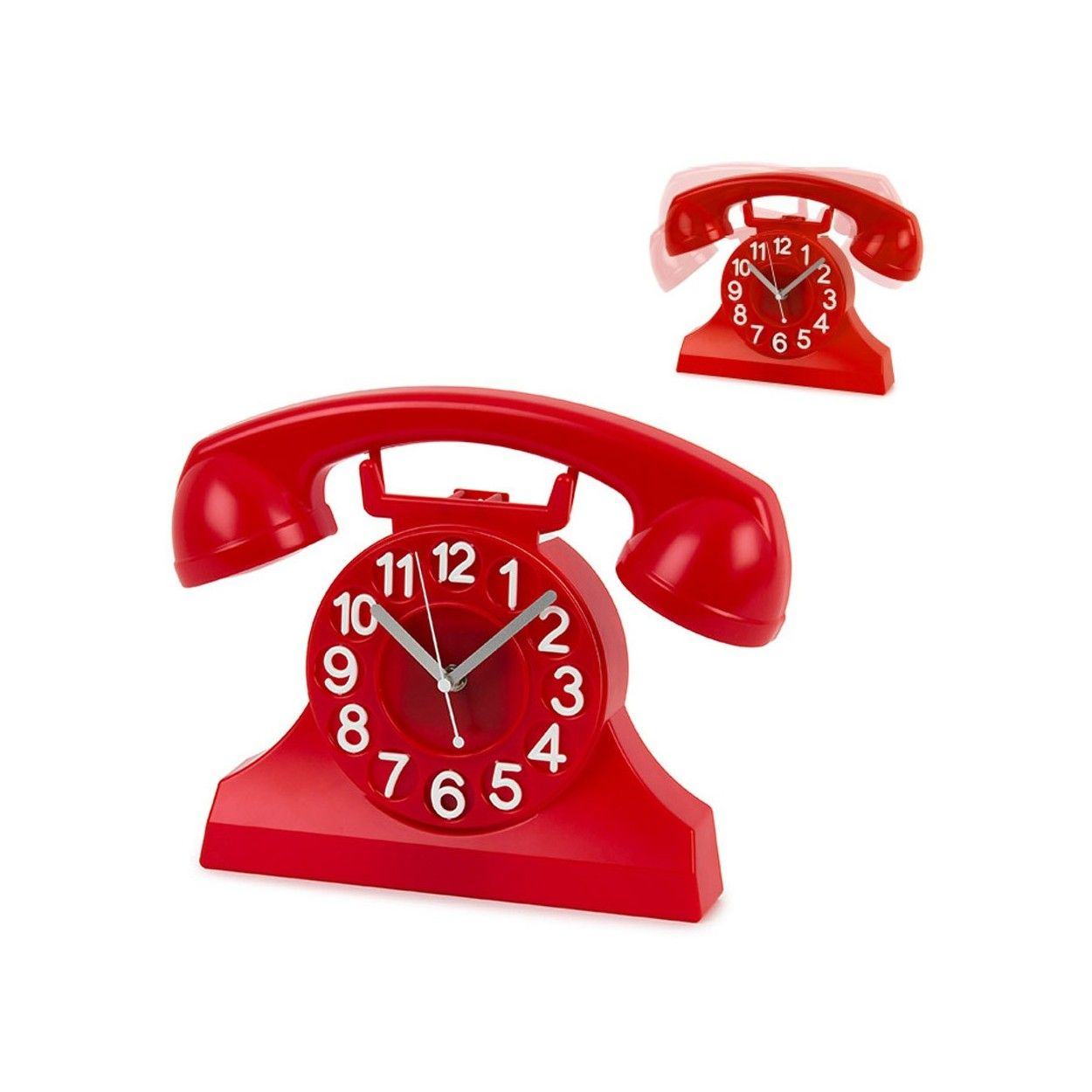 Reloj pared Riiing rojo
