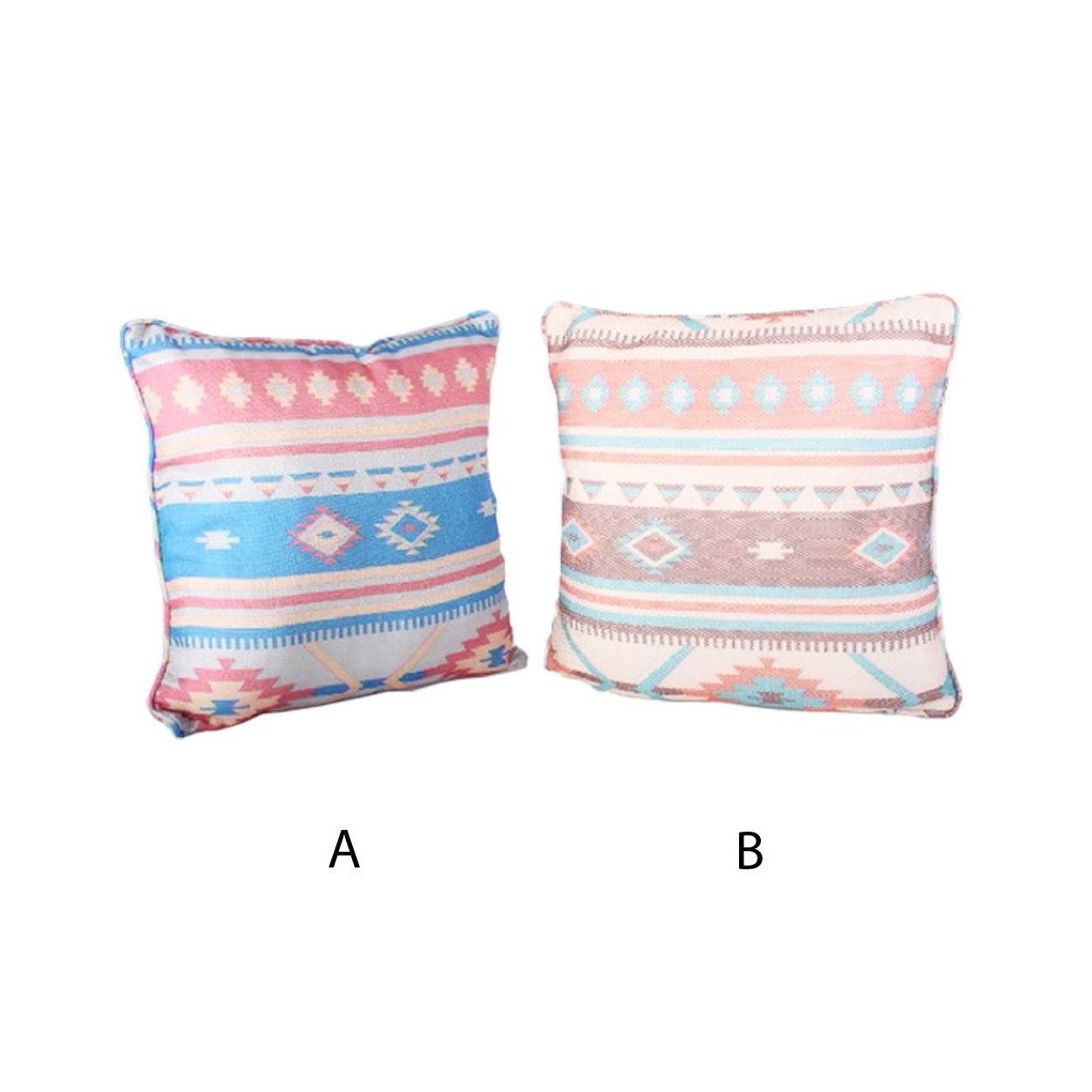 Coussin carré décoratif jupe - 280gr - (45x45 cm) - coton