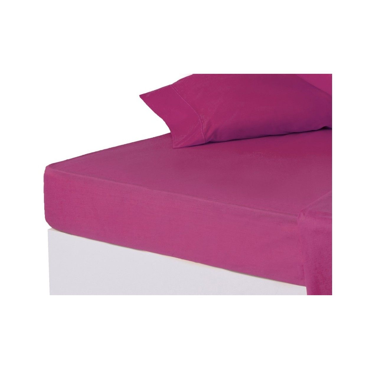 En bas de la feuille de fuchsia lit de 150 cm