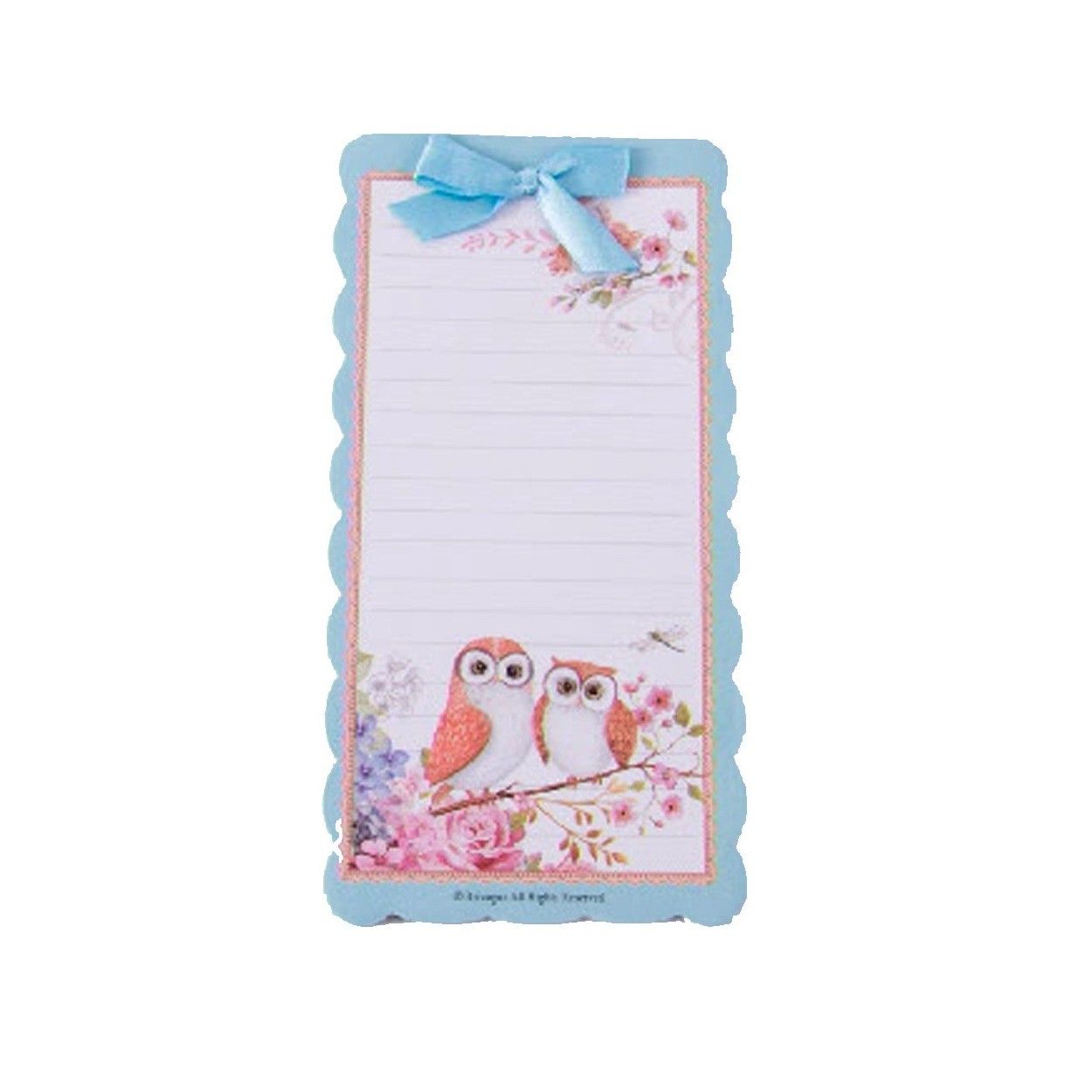 Le bloc-notes modèle de hiboux.