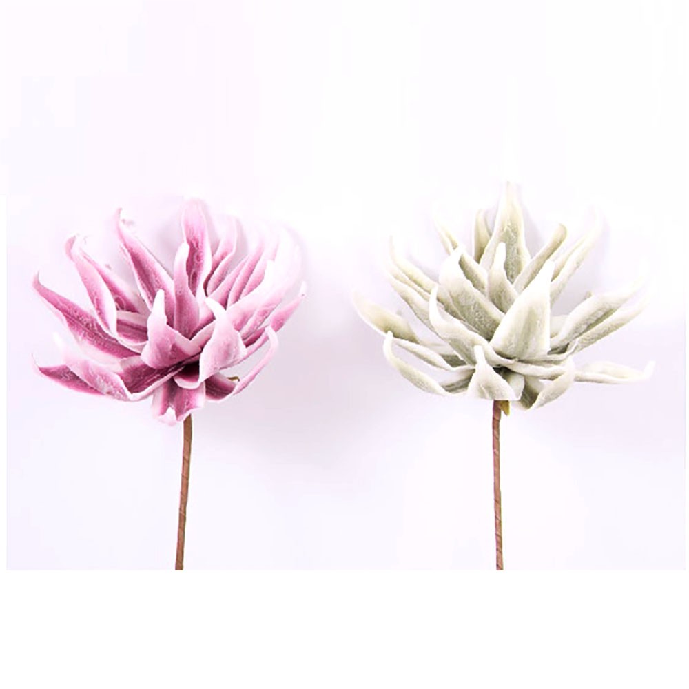 Flor artificial, eva acolchada (70 cm) dos colores