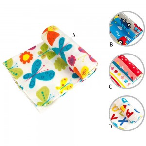 Manta polar infantil estampada (125x150)