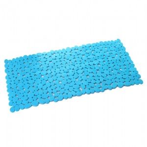 Alfombra de baño de color azul (35x70 cm)