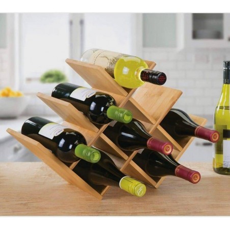 BOTELLERO BAMBÚ NATUR 8 BOTELLAS