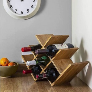 BOTELLERO BAMBÚ NATUR 8 BOTELLAS