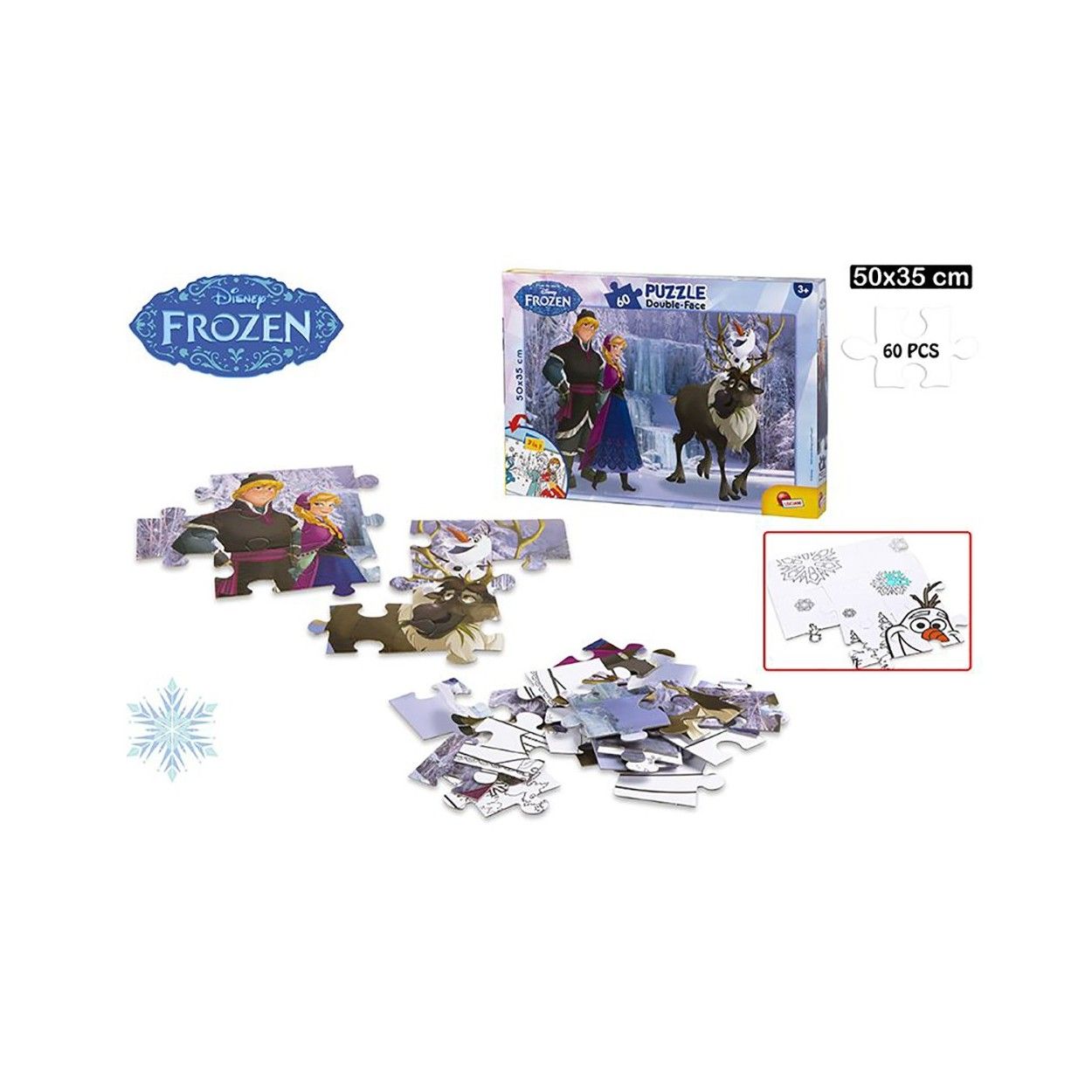 Puzzle de Frozen (50x35 cm). 60 piezas