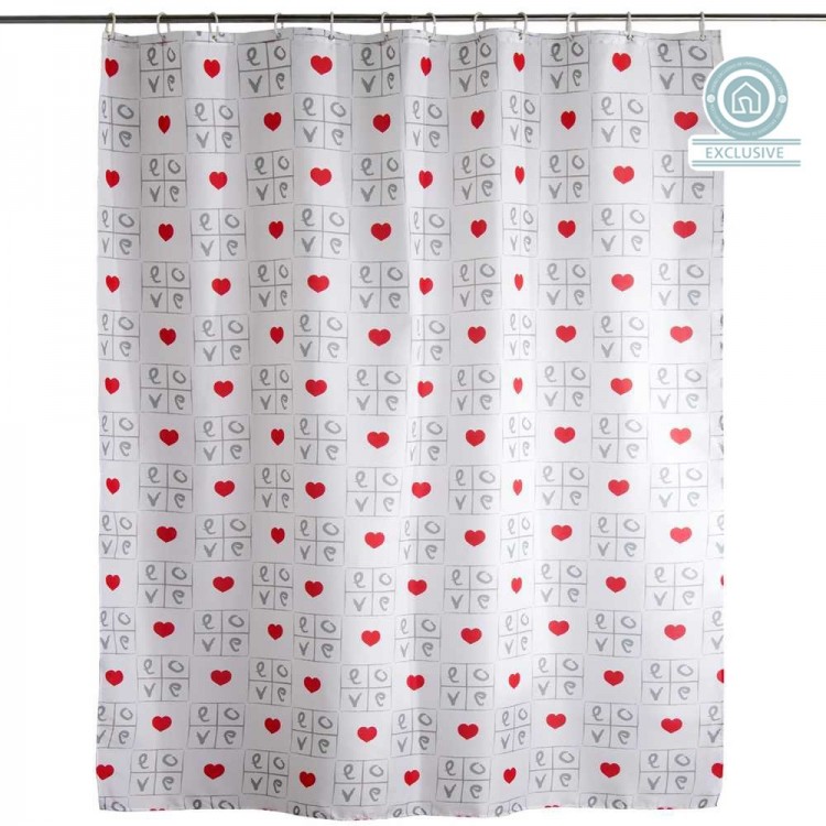 Cortina de baño - Modelo "Love" (180x200 cm)