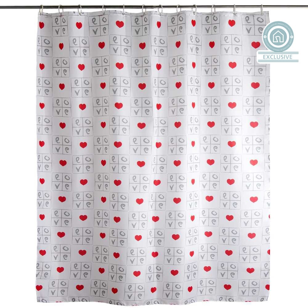 Cortina de baño - Modelo "Love" (180x200 cm)