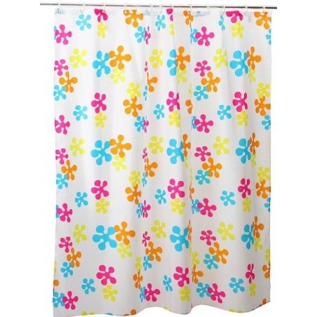 Cortina de baño - Modelo "Flowers" (180x200 cm)