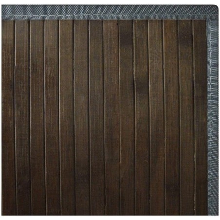 ALFOMBRA BAMBÚ MARRÓN OSCURO 140X200