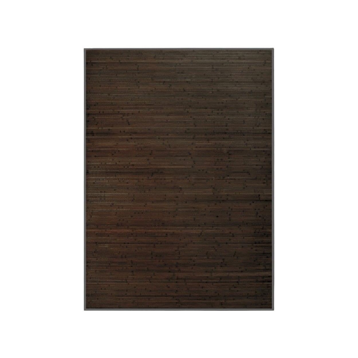 ALFOMBRA BAMBÚ MARRÓN OSCURO 140X200