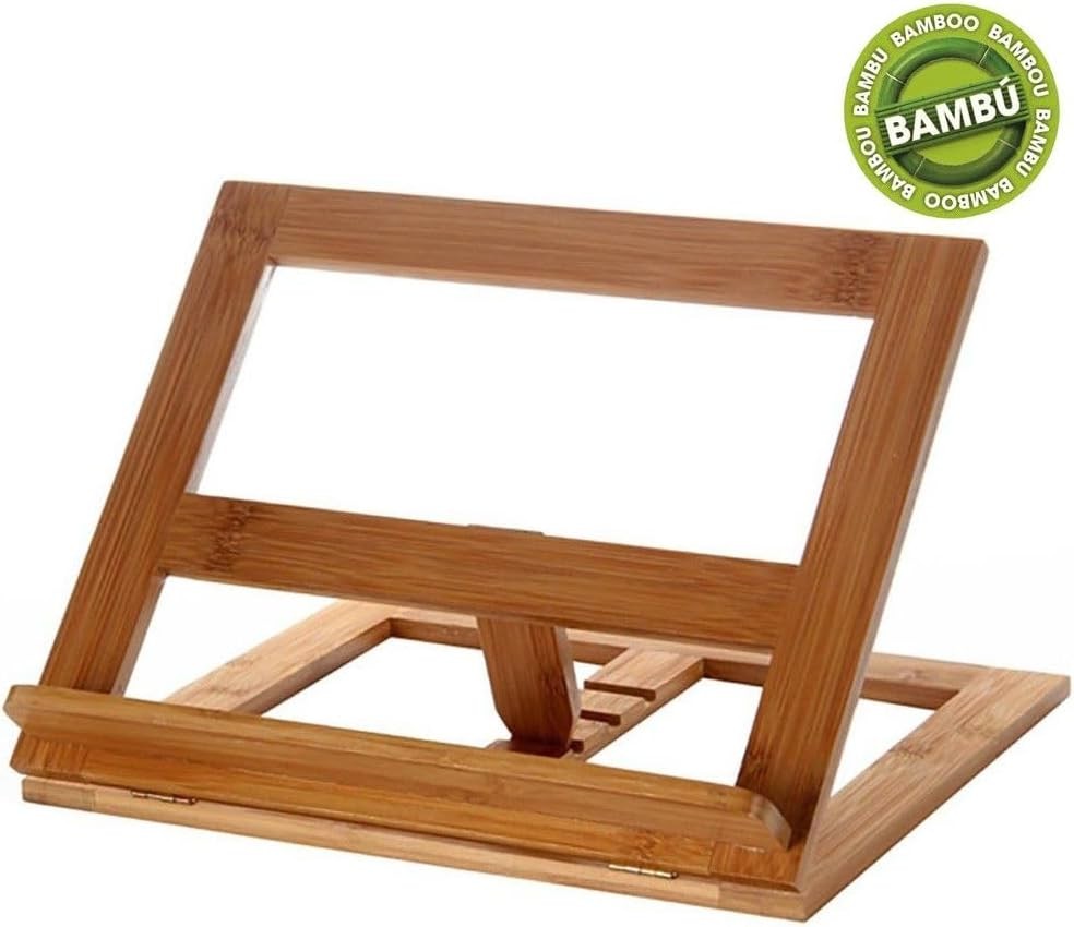 Foldable bamboo book stand...