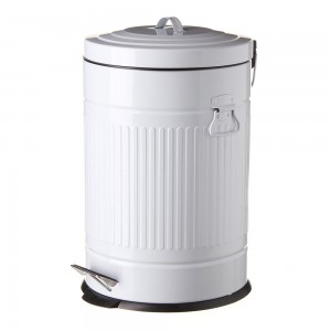 Trash retro-white - 20L (31x35x49 cm)