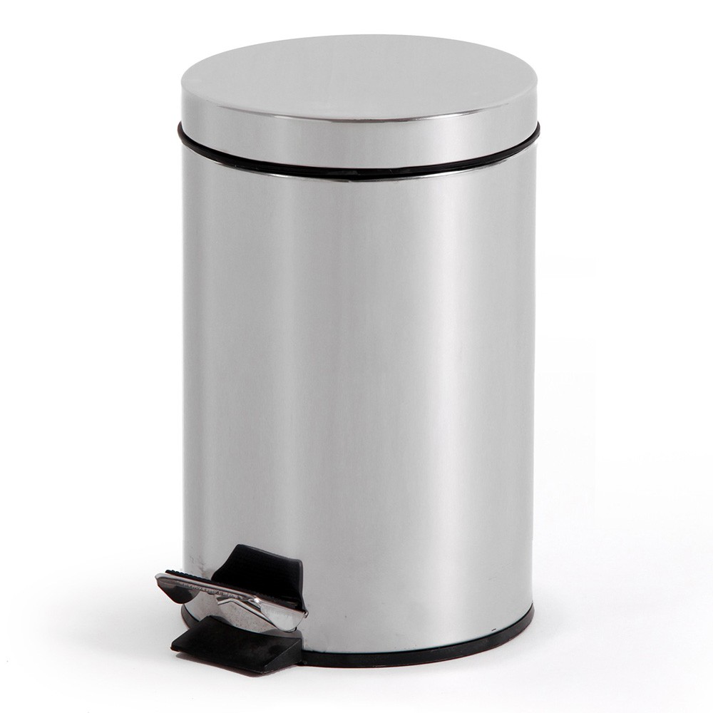 Cestino a pedale in acciaio inox - 12 L (25x31x40 cm)