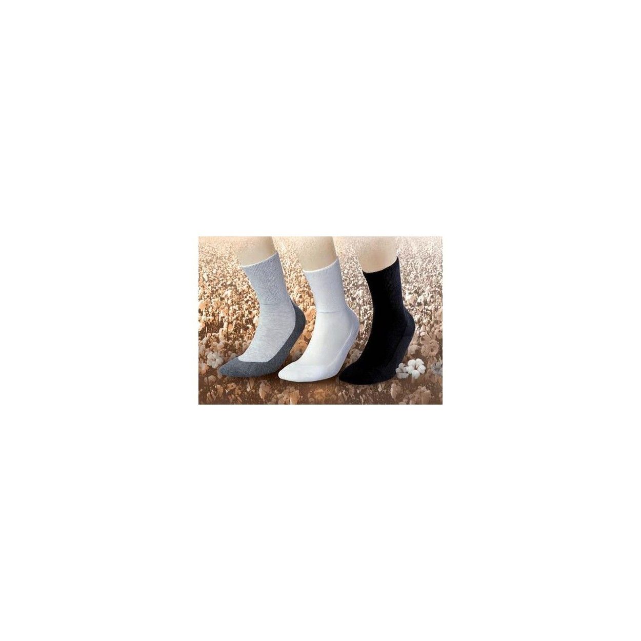 Calcetines Algodón en color Blanco