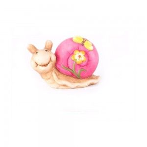 Figura caracol de cerámica (14x7x10 cm)