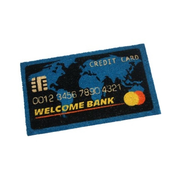 Felpudo Fibra de Coco mod. Tarjeta De Crédito (73x43 cm)