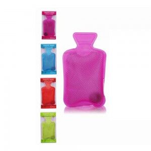 Calienta Manos forma de Botella 4 colores (rosa,rojo,azul y verde) 11.5x6.5 cm)