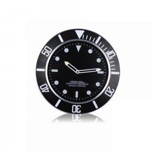 Reloj de Pared Negro 35 cm de diámetro 