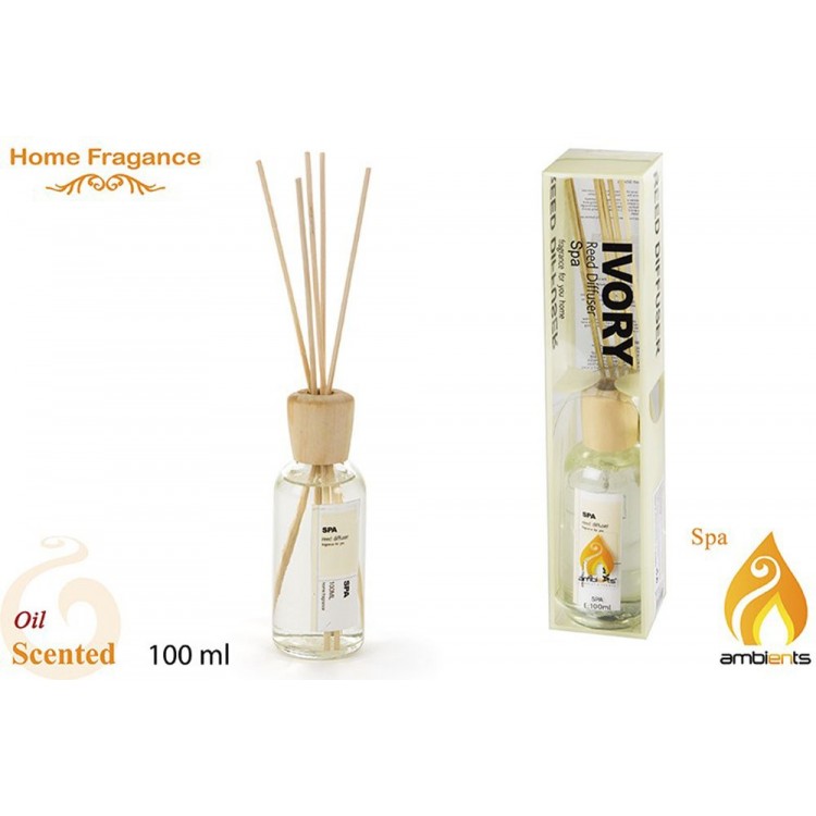Difusor de aroma en bote de cristal (100 ml) - Modelo Spa