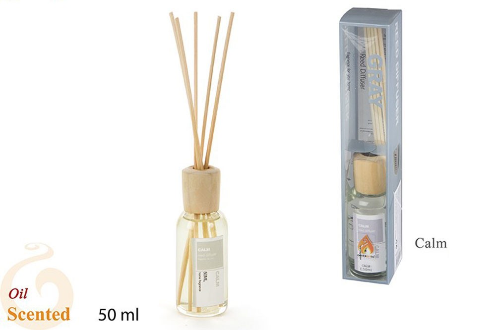Difusor de aroma en bote de cristal - Modelo calm (50 ml)