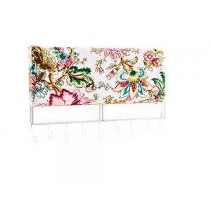 Joyero de pared de metal (40x26x6 cm)