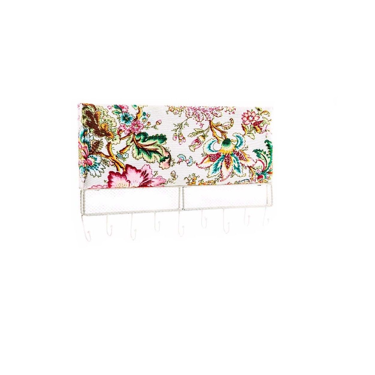Joyero de pared de metal (40x26x6 cm)