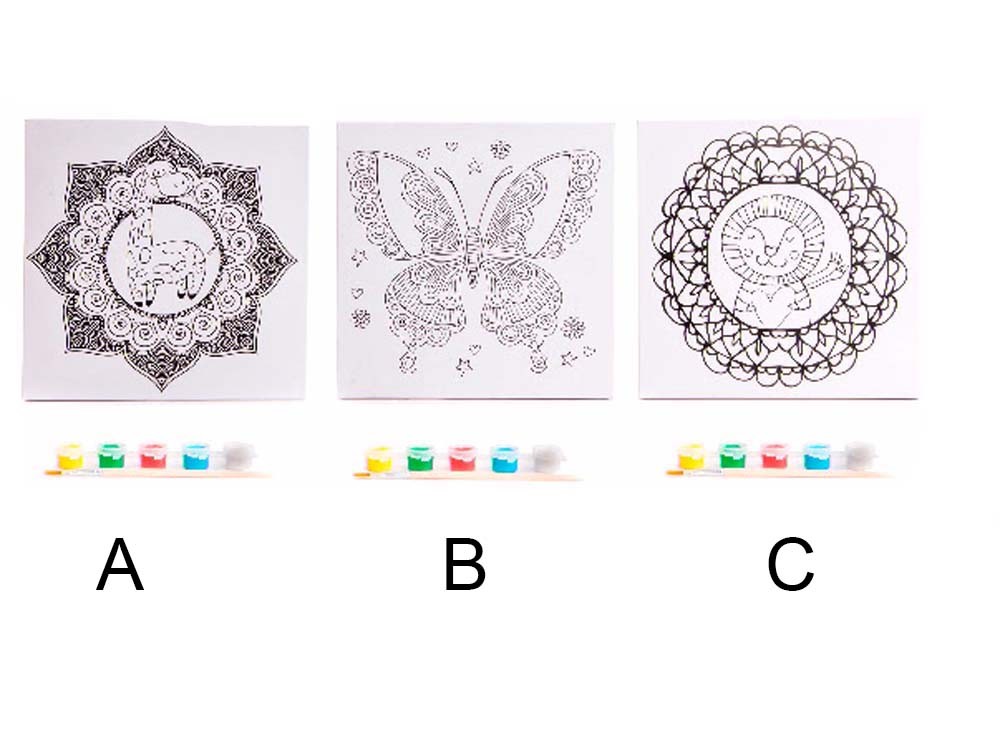 Cuadro para colorear (25x25 cm)