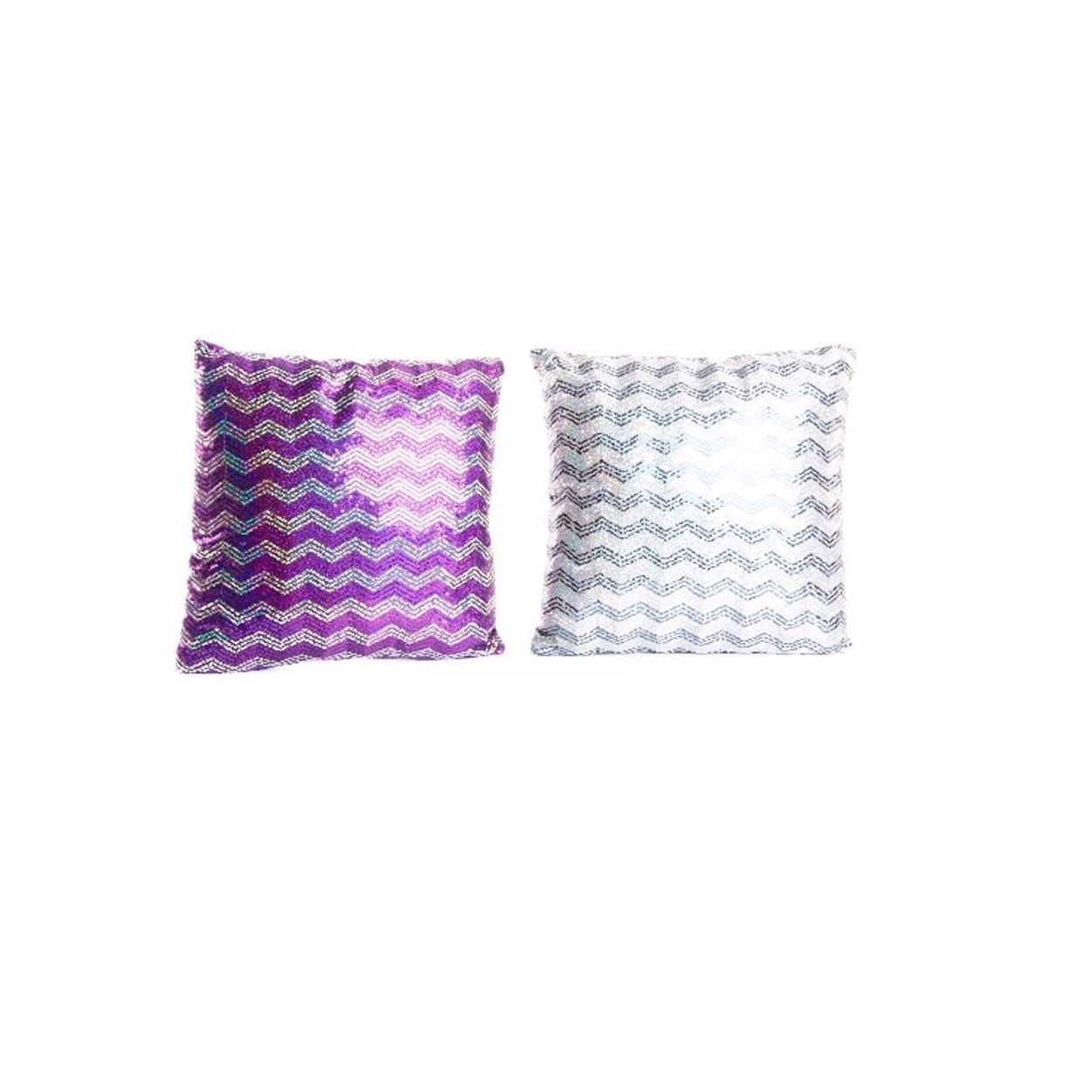 Cojín de poliester - Modelo zigzag (45x45 cm)