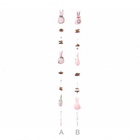 Decoración para Colgar de Tela modelo Conejitos (108 cm)