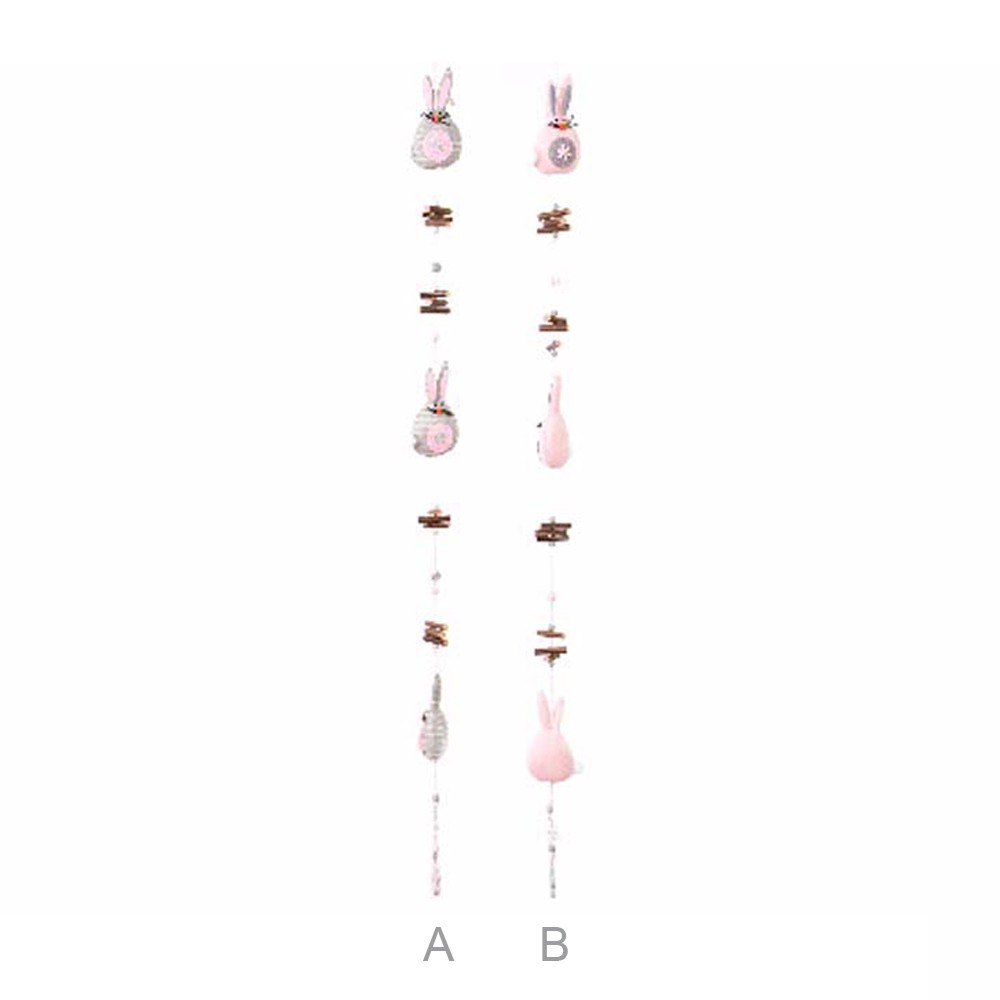 Decoración para Colgar de Tela modelo Conejitos (108 cm)