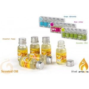 Pack 6 botellas aceite perfumado (10 ml)