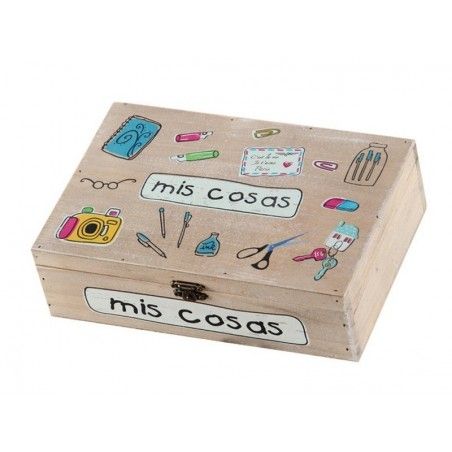 Caja rectangular de pino (16x24x7)