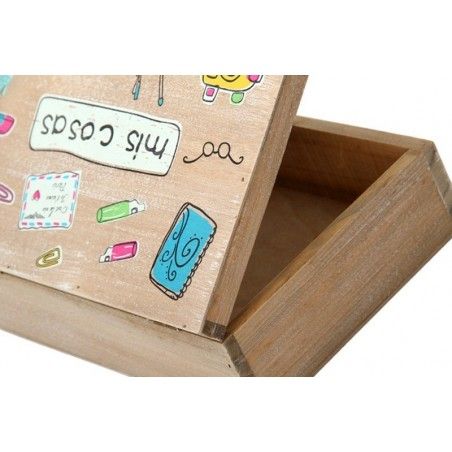 Caja rectangular de pino (16x24x7)