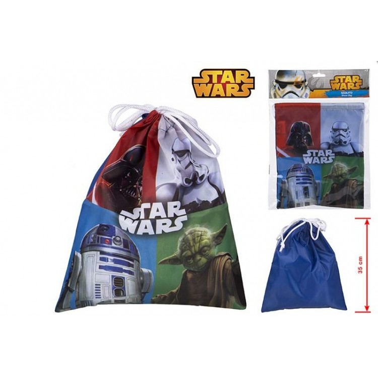 Mochila saco infantil Star Wars (35x25x1 cm)