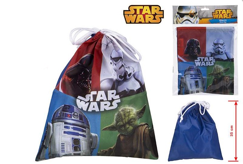 Mochila saco infantil Star Wars (35x25x1 cm)