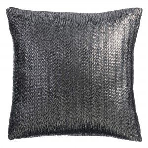 Cojín cuadrado plateado (40x40 cm)