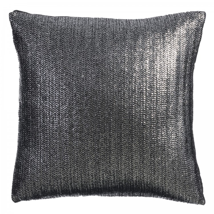 Cojín cuadrado plateado (40x40 cm)