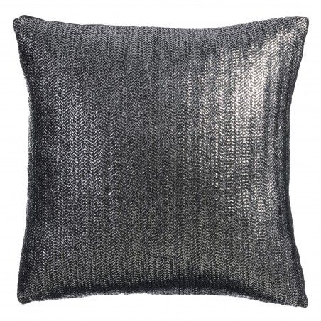 Cojín cuadrado plateado (40x40 cm)