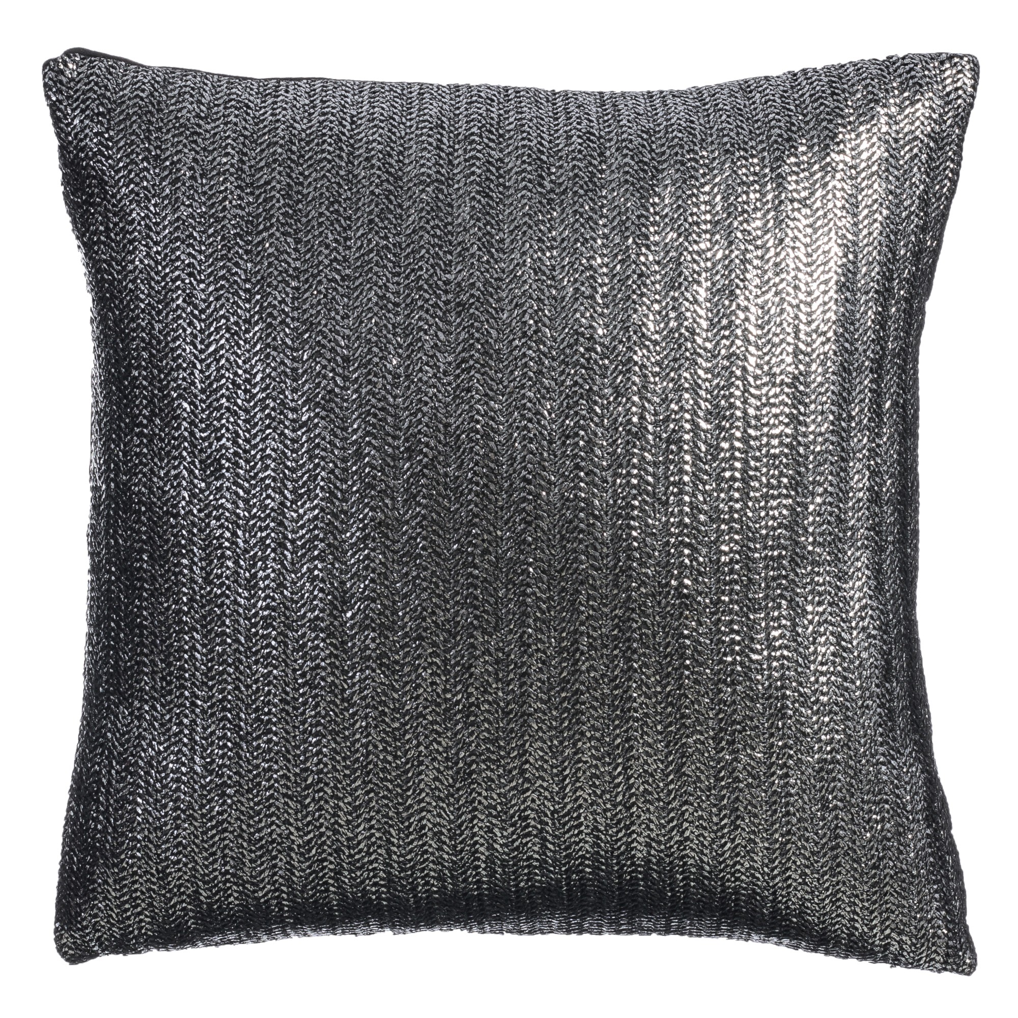 Cojín cuadrado plateado (40x40 cm)