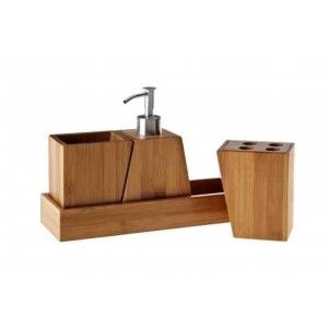Bath Set in bamboo
