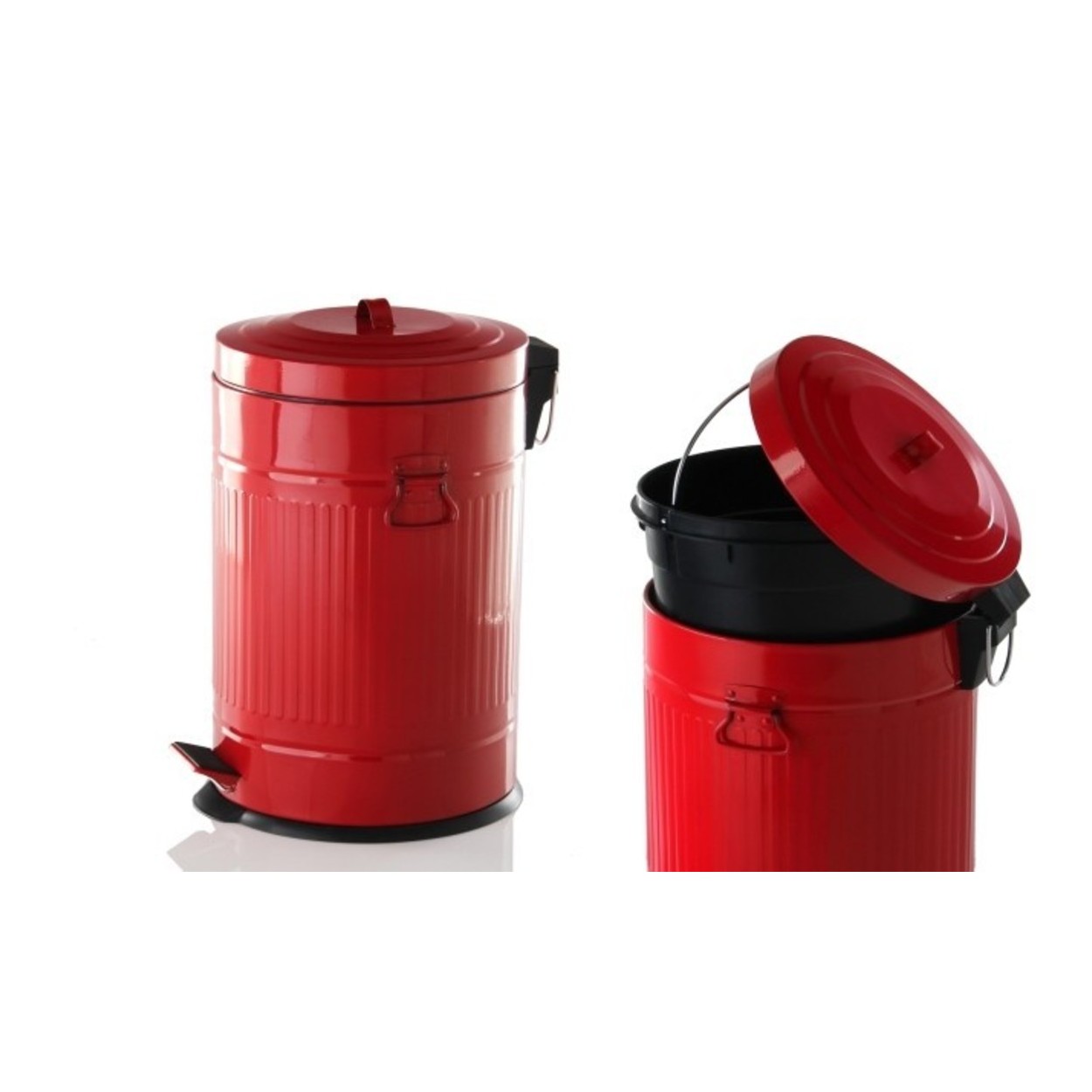 Pepelera retro galvanized steel (31x35x49 cm)