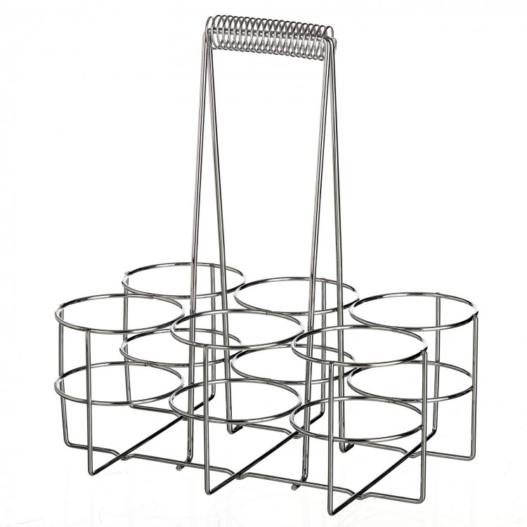 Bottiglia scaffale cromato di ferro (29x19,40x32,50)