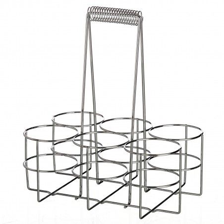 Bottiglia scaffale cromato di ferro (29x19,40x32,50)