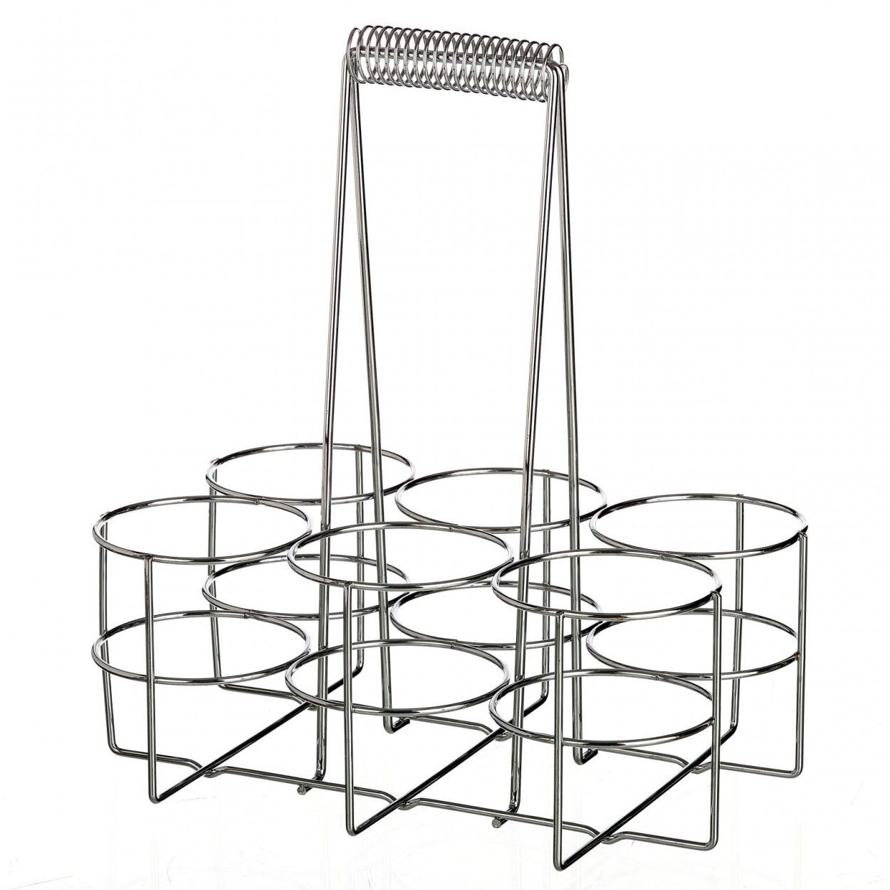 Bottiglia scaffale cromato di ferro (29x19,40x32,50)