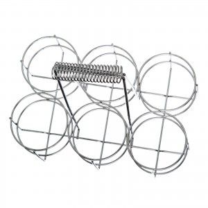Bottiglia scaffale cromato di ferro (29x19,40x32,50)
