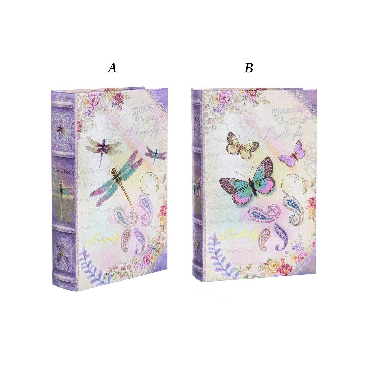 Safe, book-shaped butterflies ( 16x5x24 cm