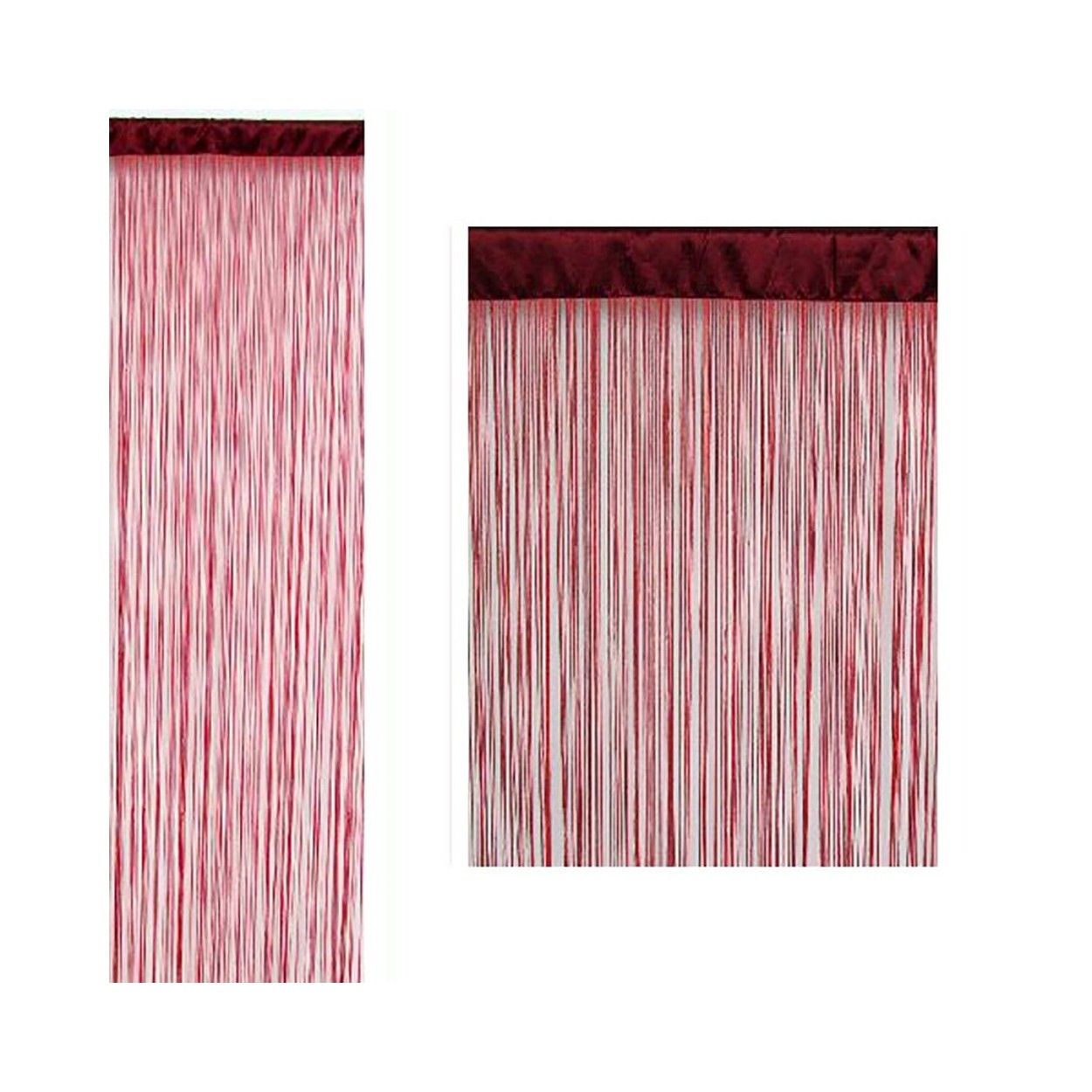 Curtain-wire color red (90x200)