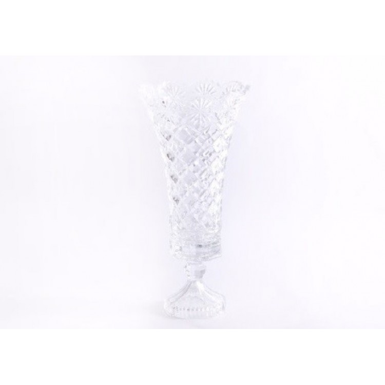 Glass vase in the form of a cup (16x33 cm)
