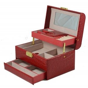 Joyero con cajones (22x15x16,5 cm)